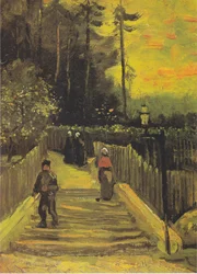 Kleiner Weg am Montmartre
